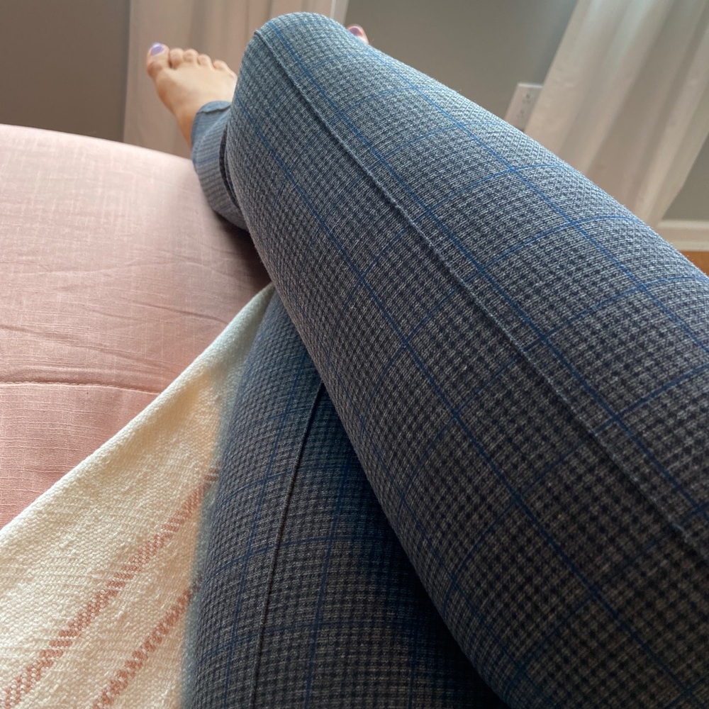 Zara Basic Collection Plaid Stretch Pants